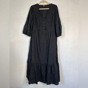 Old Navy Charcoal Maxi Dress